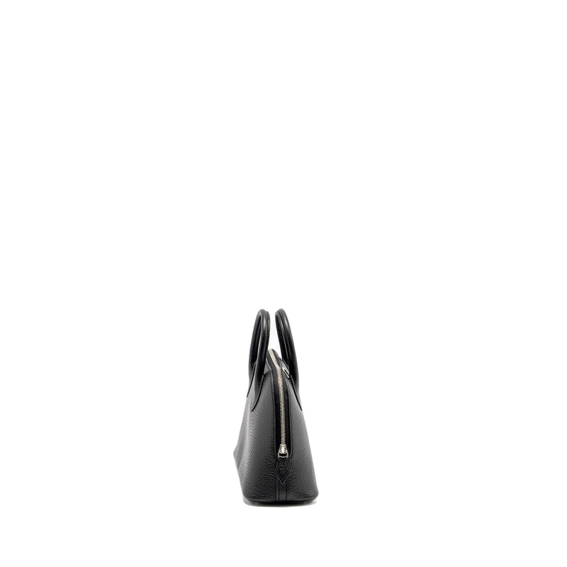 Hermes Mini Bolide Chevre Mysore Black SHW Stamp W
