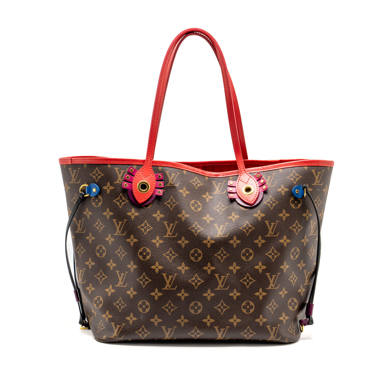 Louis Vuitton Neverfull MM Totem Limited Edition Monogram Canvas Mulitcolour GHW