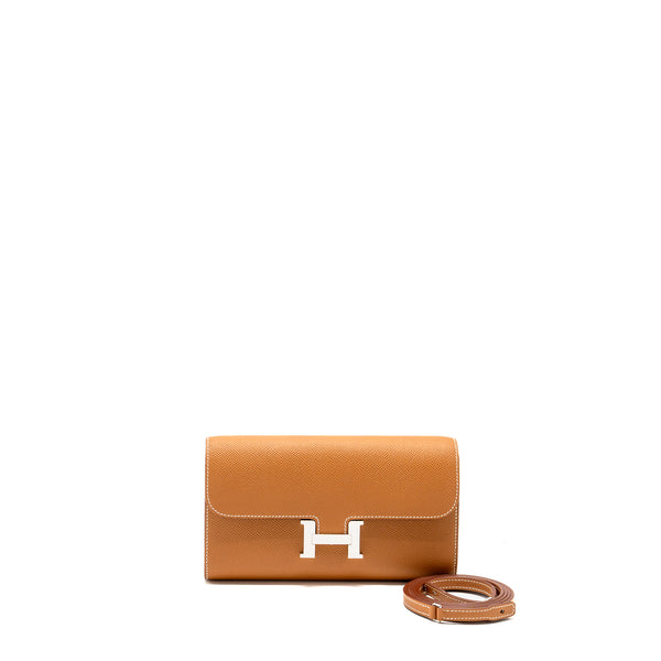 Hermes Constance To Go Epsom Gold SHW Stamp W