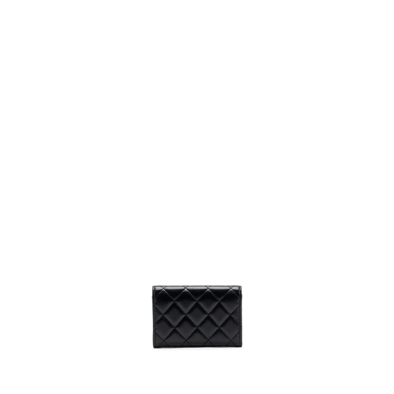 Chanel Classic Flap card holder Lambskin Black SHW