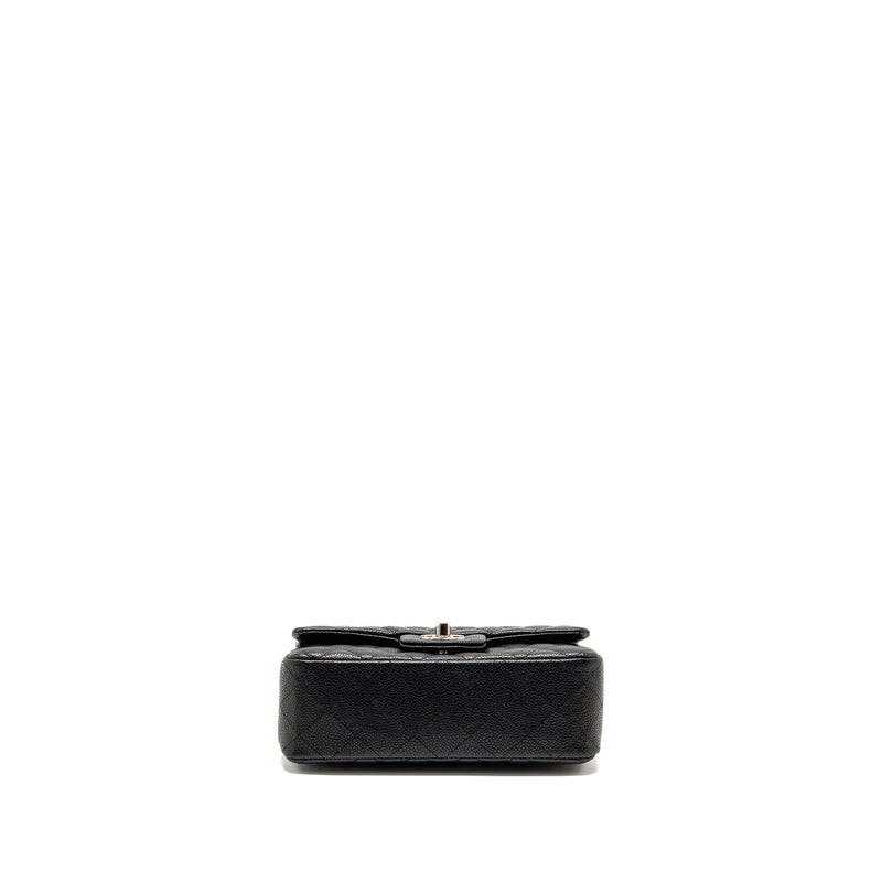 Chanel Mini Rectangular flap bag caviar black SHW