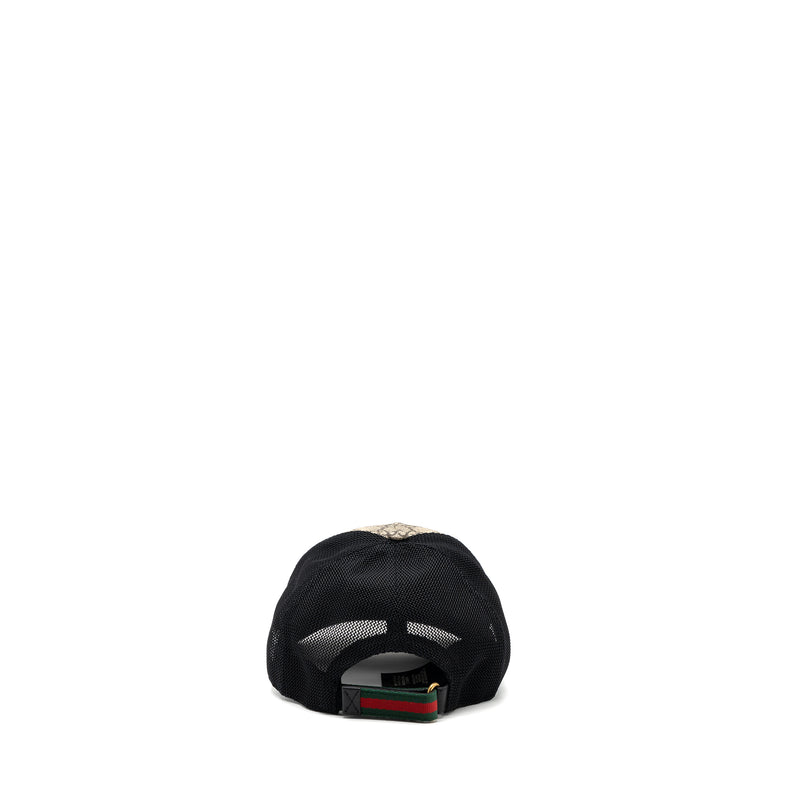 Gucci size M 58cm GG canvas tiger print baseball cap