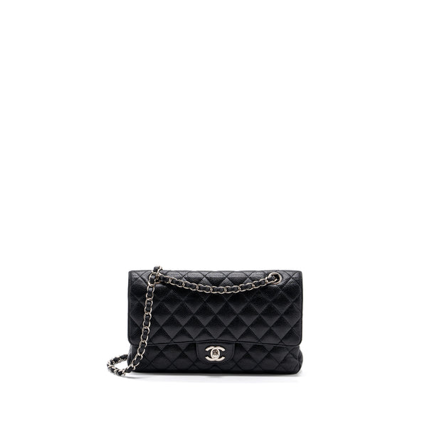 Chanel medium classic flap bag caviar black with SHW