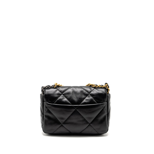 Chanel Small 19 Bag Lambskin Black Multicolour Hardware