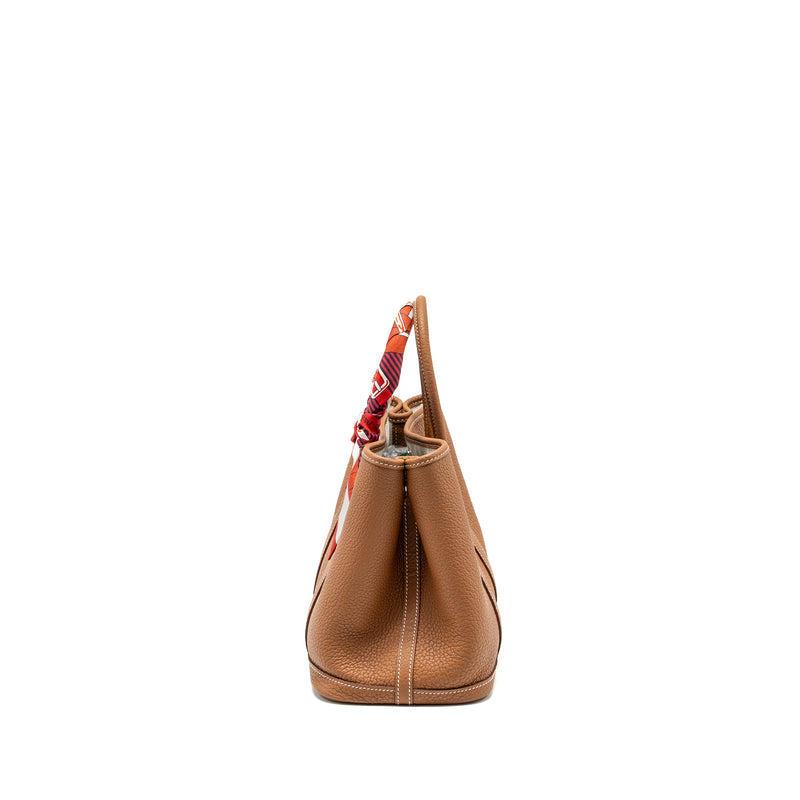 Hermes Garden Party 30 Negonda Gold SHW Stamp D