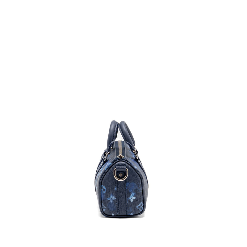 Louis Vuitton Keepall XS calfskin watercolour navy SHW