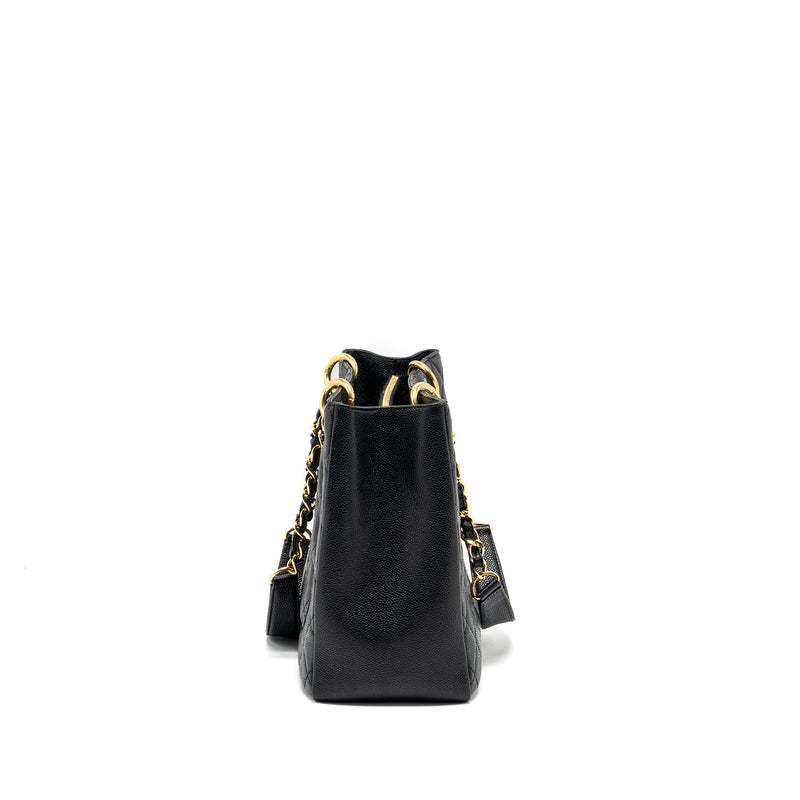 Chanel Grand Shopping Tote Bag caviar black GHW