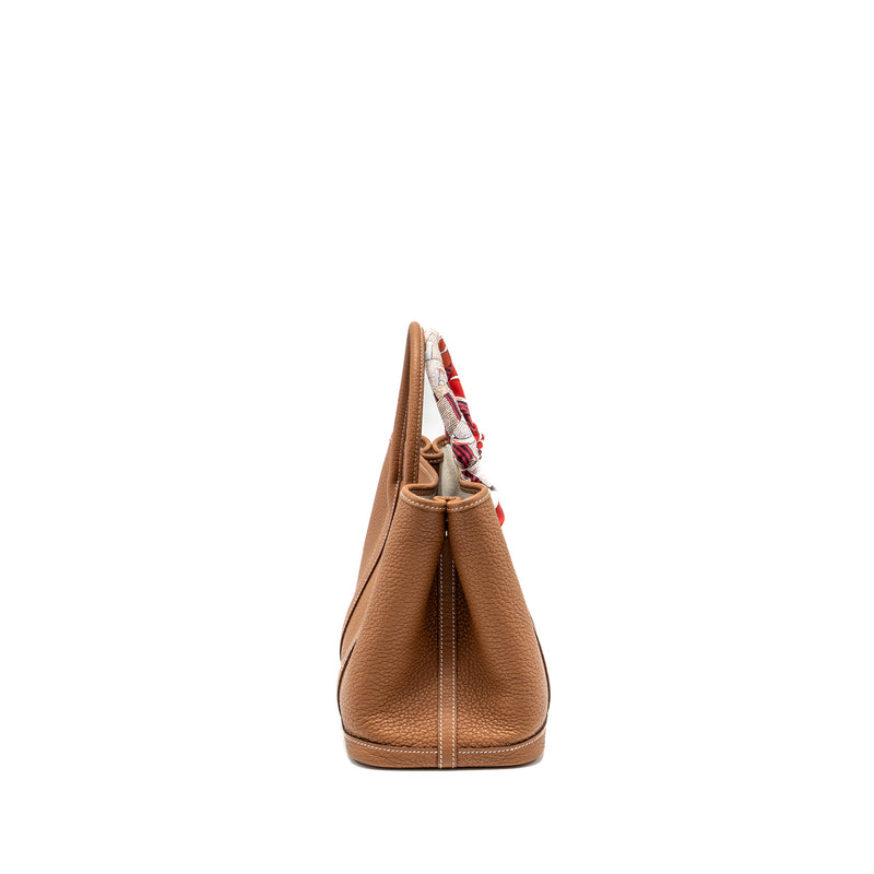 Hermes Garden Party 30 Negonda Gold SHW Stamp D