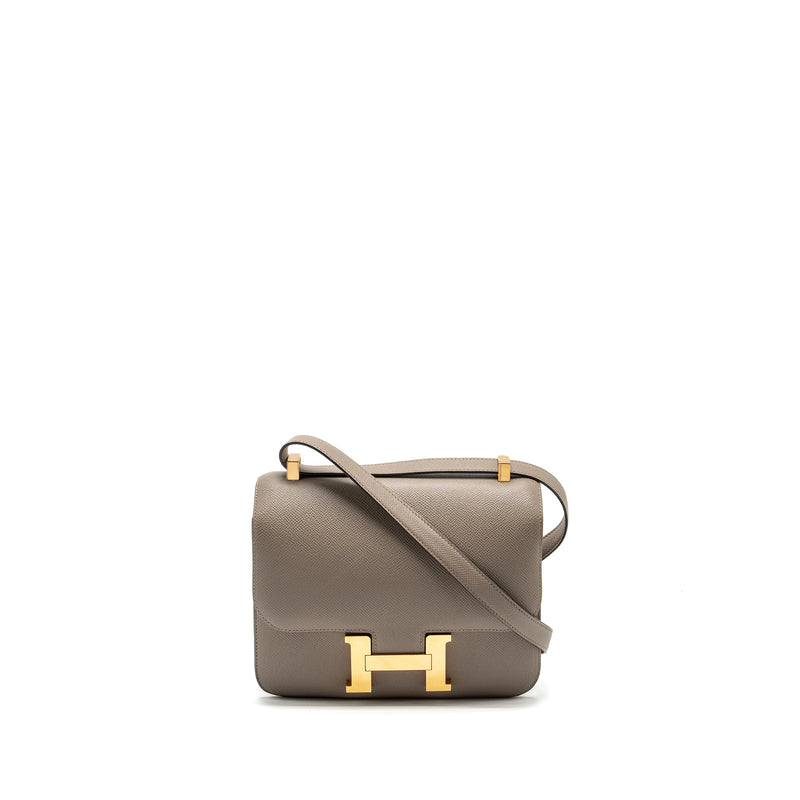 Hermes constance 24 epsom Gris Asphalte GHW stamp C