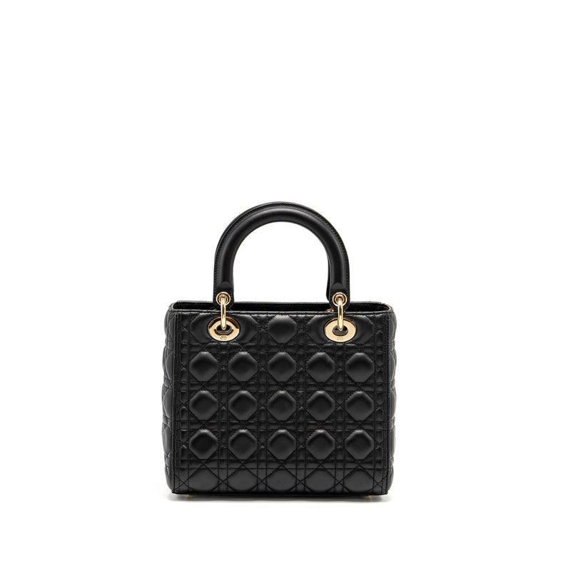 Dior Medium Lady Dior Lambskin Black LGHW