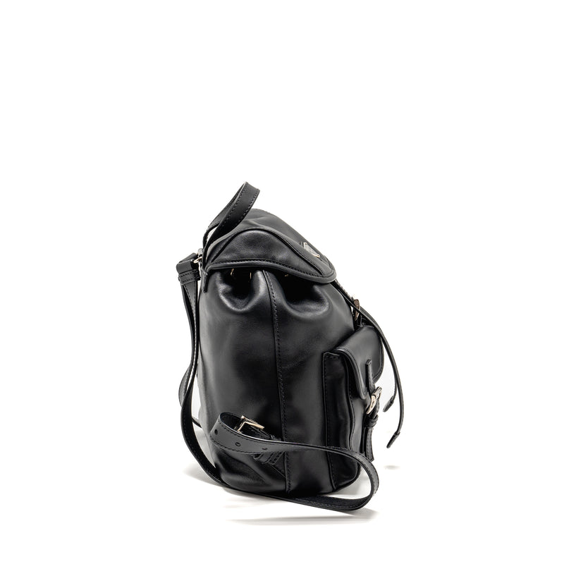 Prada Zainetto Backpack Leather Black SHW