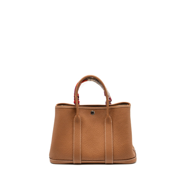 Hermes Garden Party 30 Negonda Gold SHW Stamp D