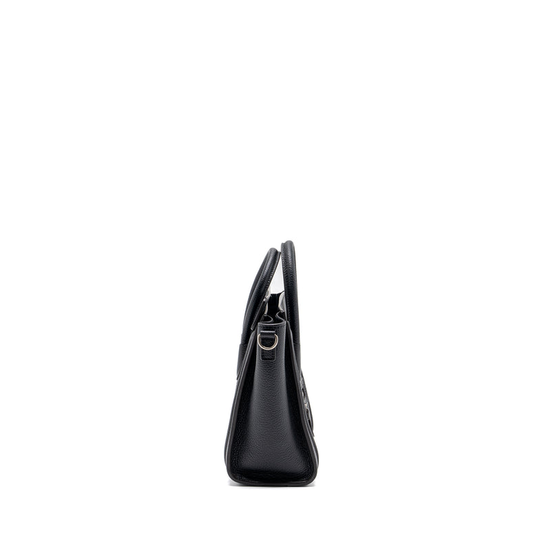 Celine Nano Luggage Bag Calfskin Black SHW