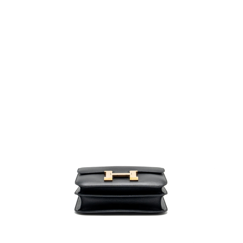Hermes Constance 24 epsom black RGHW stamp Y