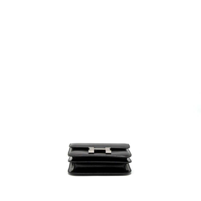 Hermes Mini Constance Box Black SHW Stamp Z