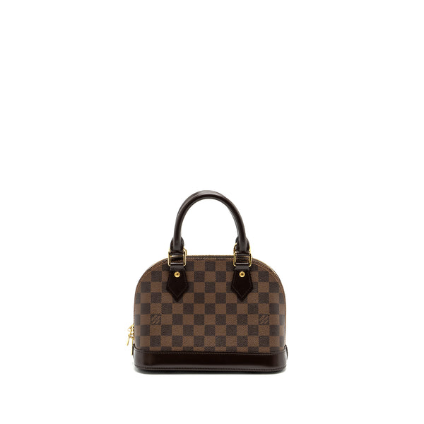 Louis Vuitton Alma BB Damier Ebene CANVAS GHW