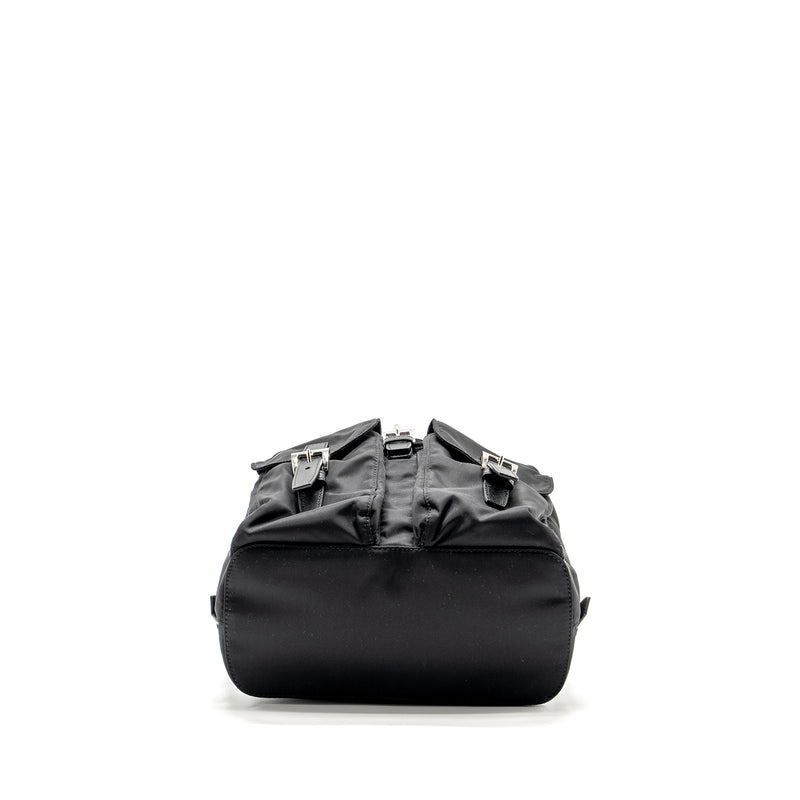 PRADA Small Re-Nylon Backpack Black SHW