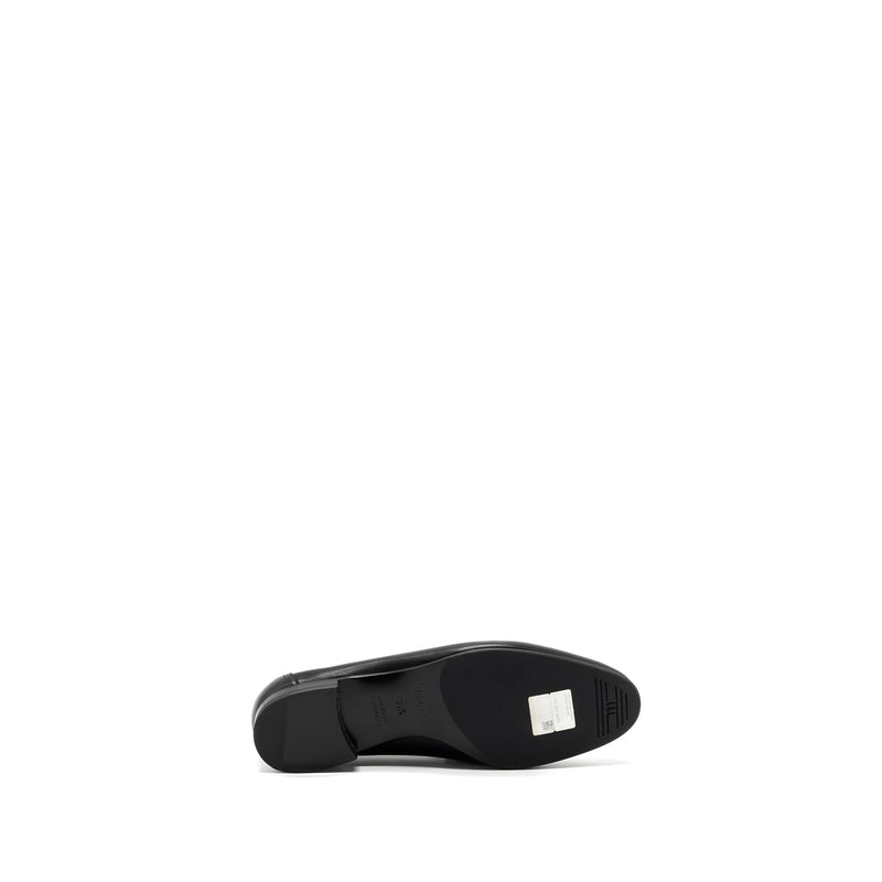 Hermes size 36.5 royal loafer calfskin black GHW