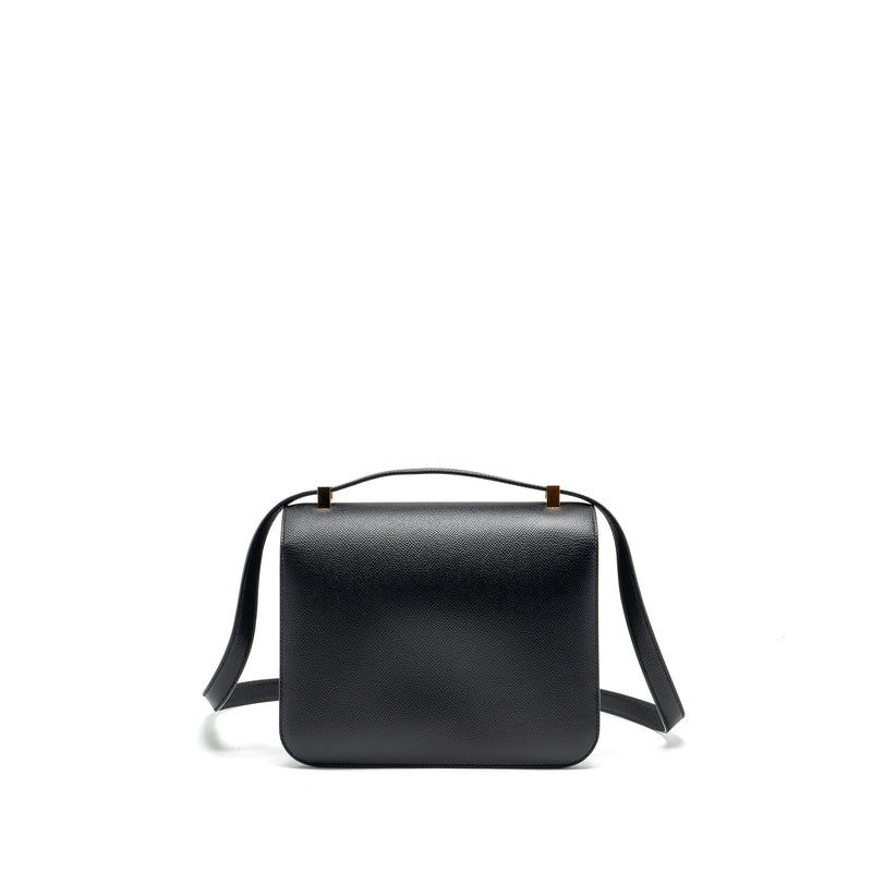 Hermes Constance 24 epsom black RGHW stamp Y