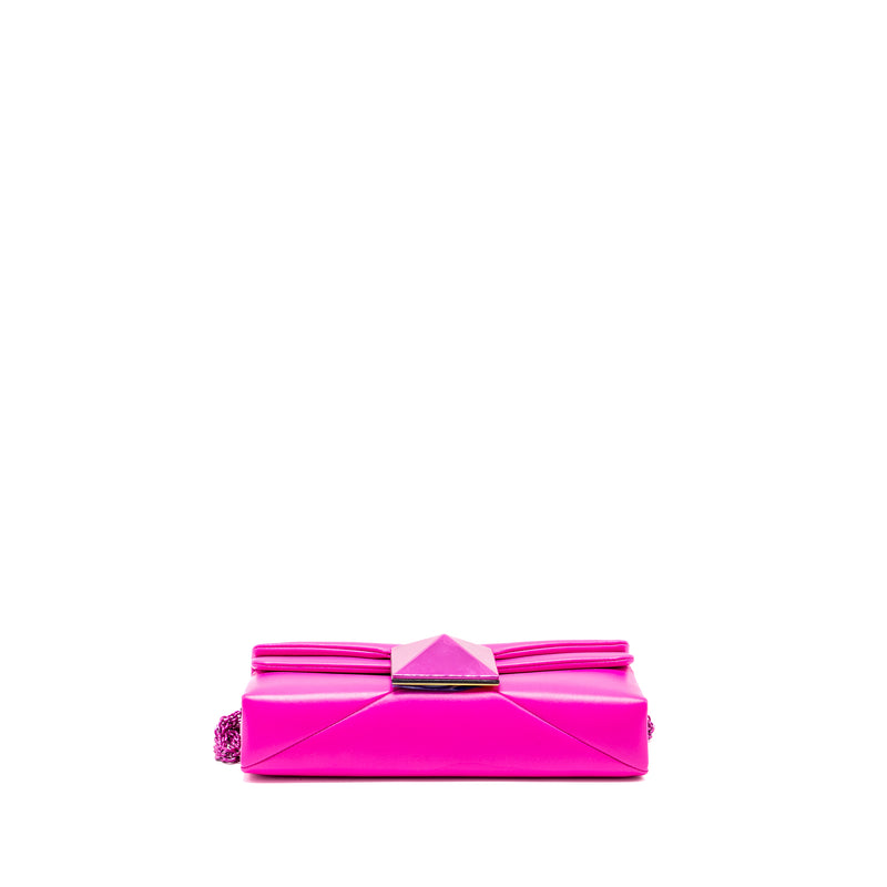 Valentino Garavani One Stud Clutch Bag Nappa Leather pink with pink hardware