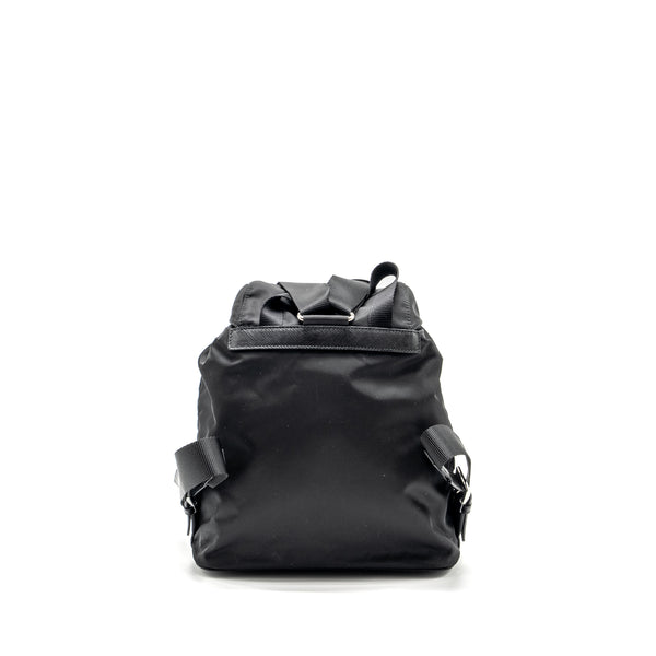 PRADA Small Re-Nylon Backpack Black SHW