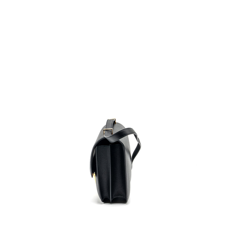 Hermes Constance 24 epsom black RGHW stamp Y