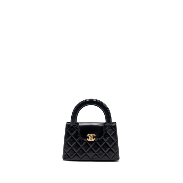 Chanel 23k Mini Shopping Tote Calfskin Black GHW(Microchip)
