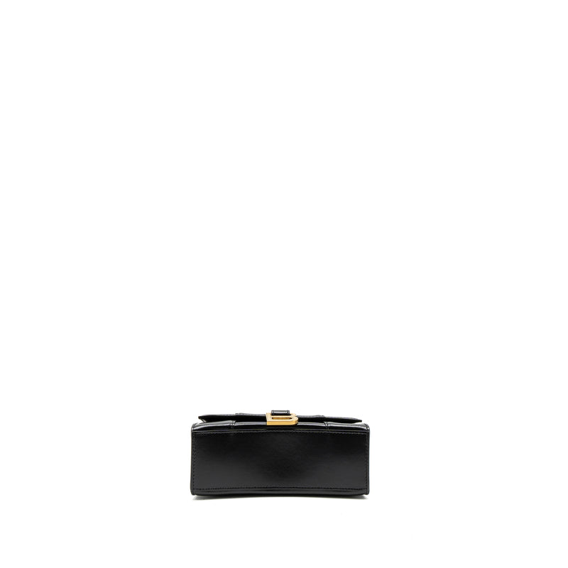 Balenciaga Hourglass XS Calfskin Black GHW