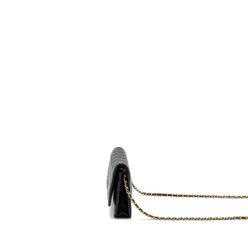 Chanel Classic Wallet On Chain Caviar Black GHW (Microchip)