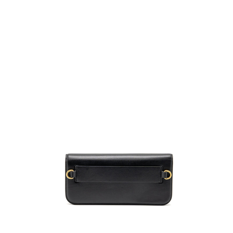 Valentino Small V Logo Crossbody Bag Calfskin Black GHW