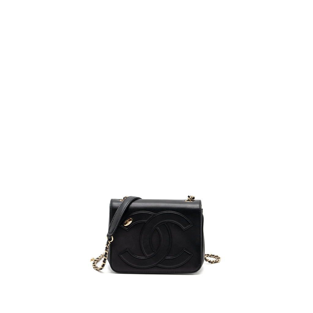Chanel Small Flap Bag Lambskin Black LGHW