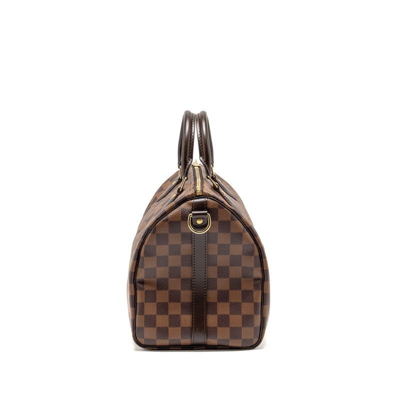 Louis Vuitton Speedy Bandouliere 30 Damier Ebene Canvas GHW