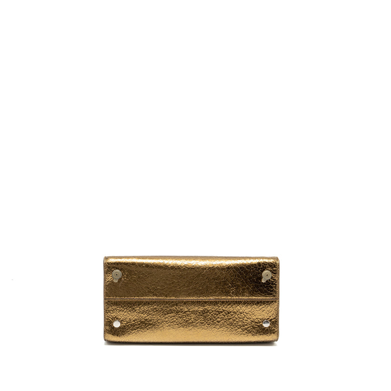 Dior Top Hanbdle tote bag multicolour metallic bronze / silver SHW