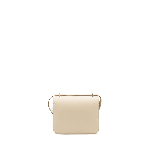 Hermes Mini Constance Epsom Craie SHW Stamp W
