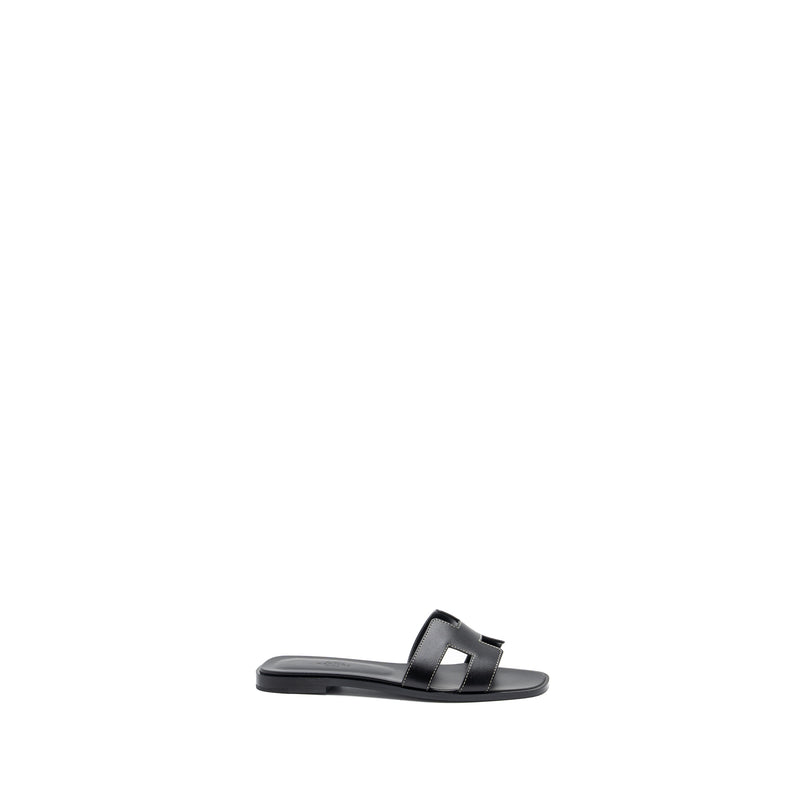 Hermes size 36.5 oran sandal black