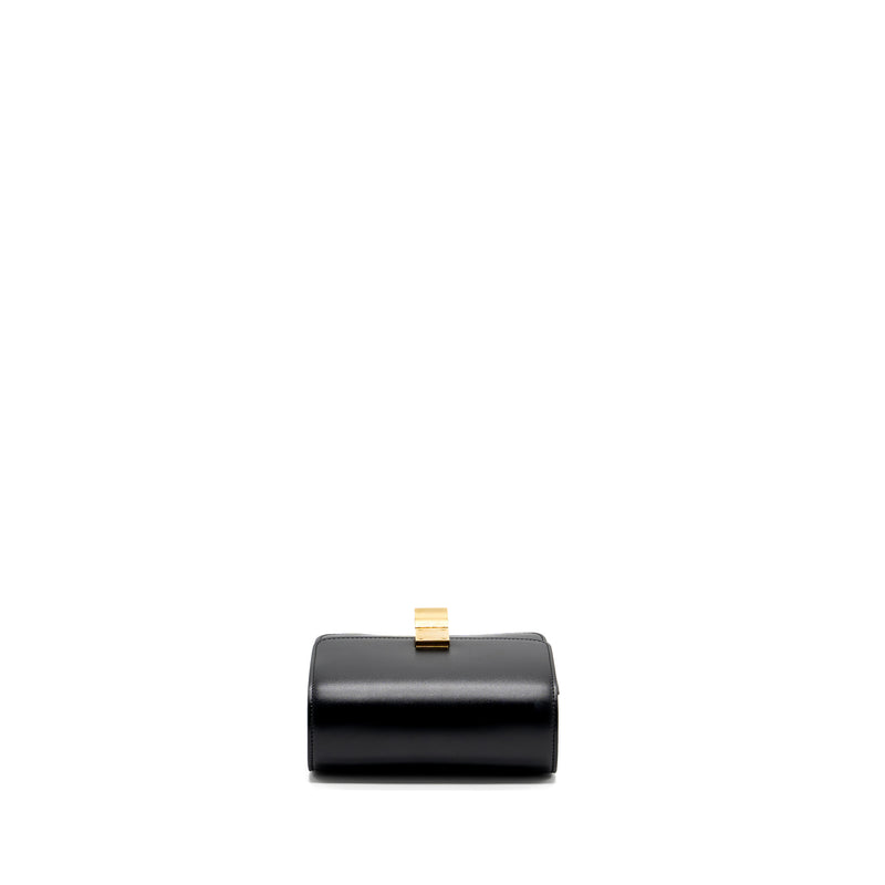 Celine Mini Box Celine mini classic box bag calfskin black GHW