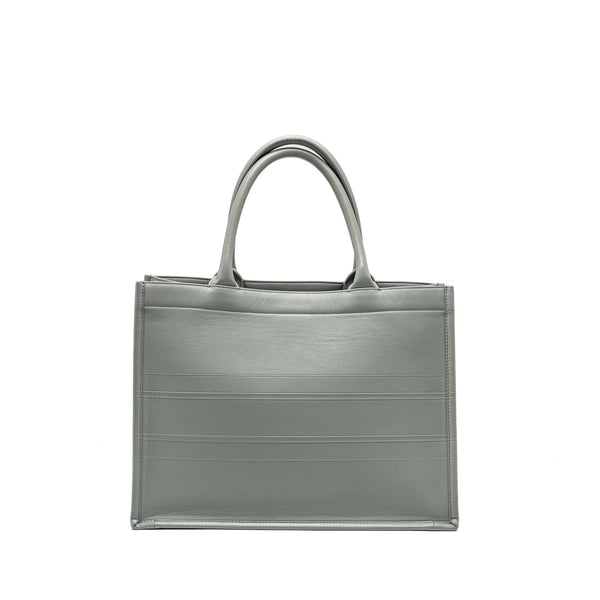 Dior Medium Booktote Calfskin Grey
