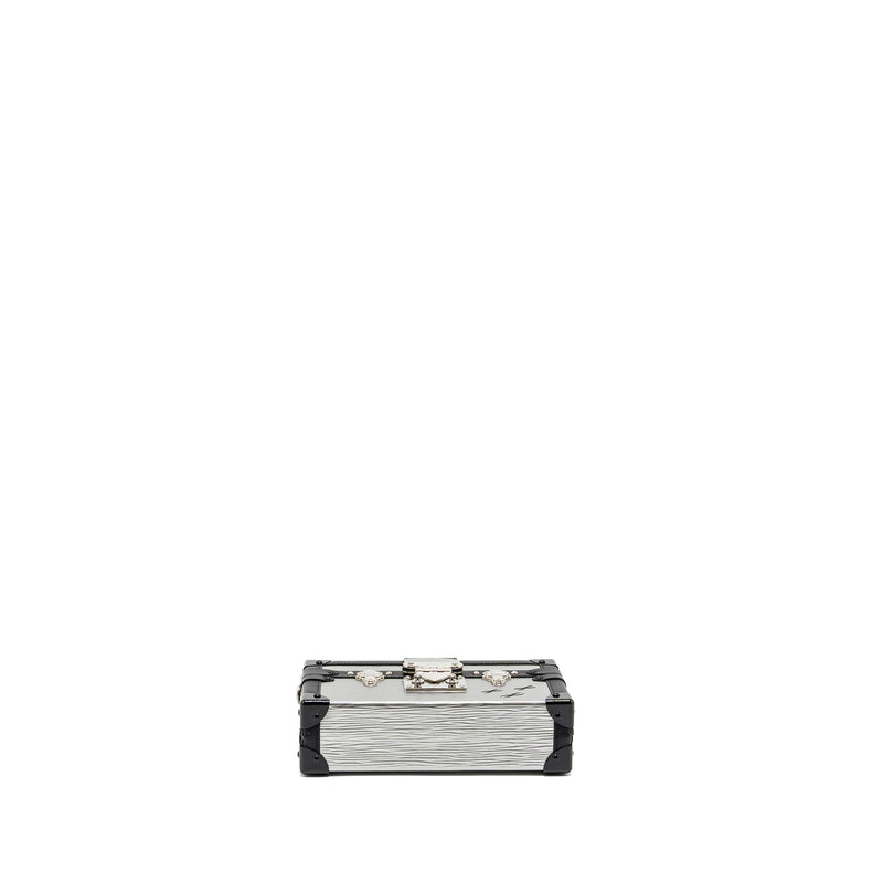 Louis Vuitton Petite Malle EPI White/Black GHW