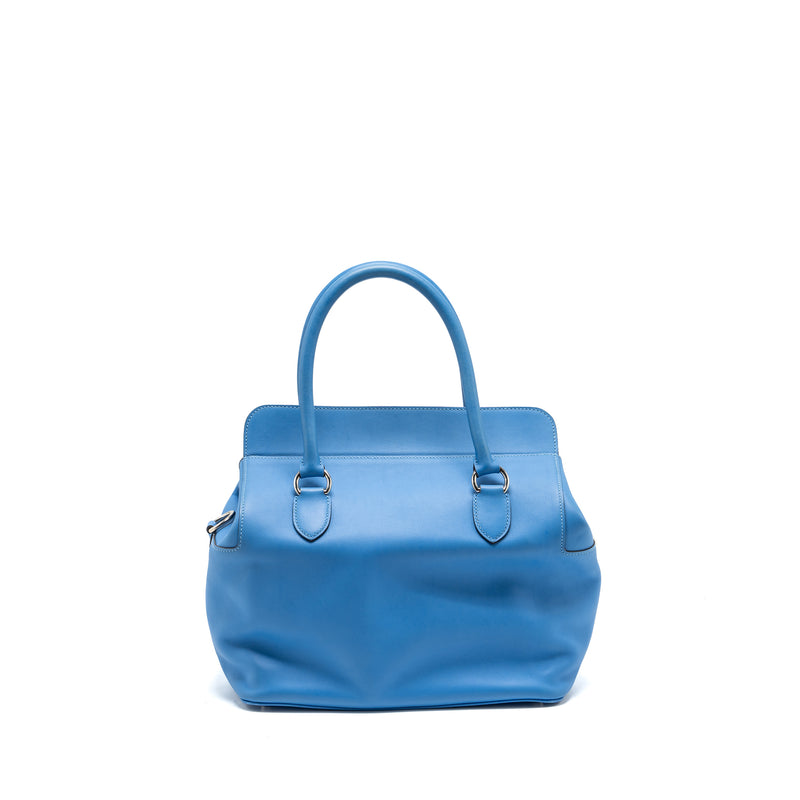 Hermes toolbox 26 swift blue paradise SHW stamp square R