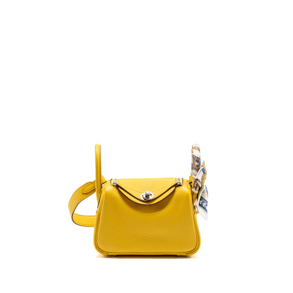 Hermes Mini Lindy clemence sun SHW stamp B