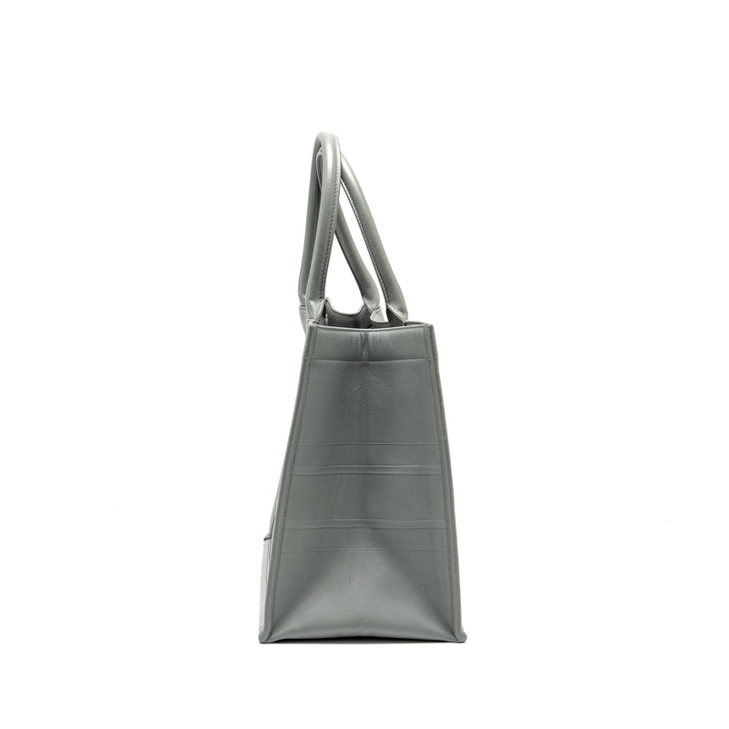 Dior Medium Booktote Calfskin Grey