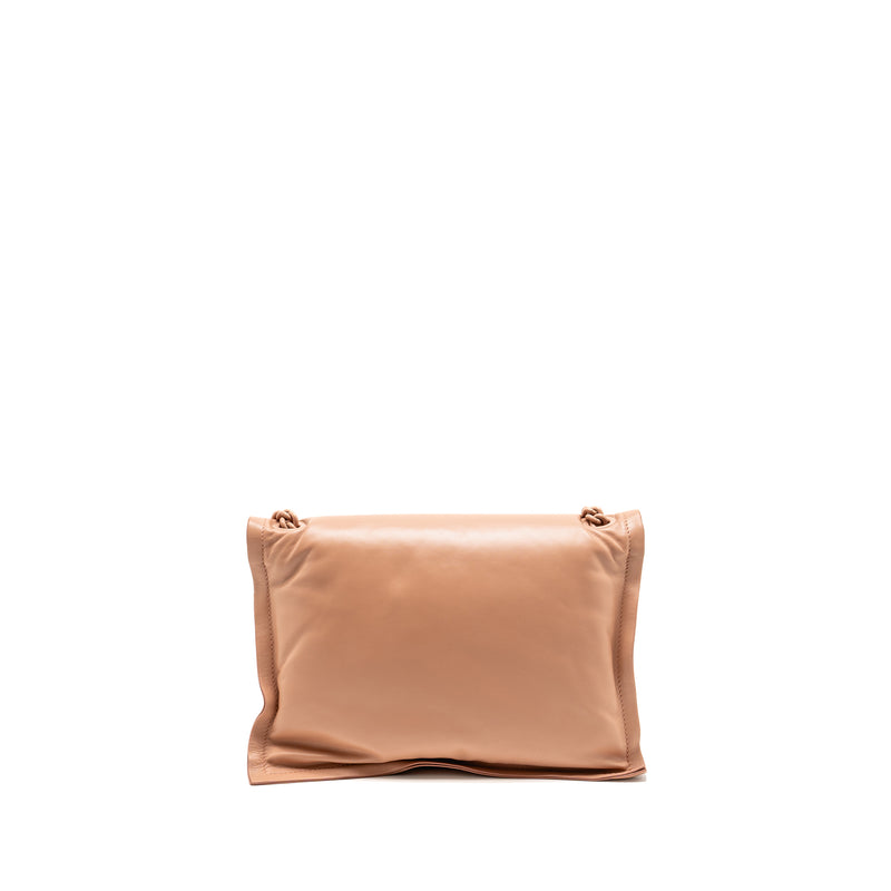 Salvatore Ferragamo Viva Bow Shoulder Bag Leather Dust Pink SHW
