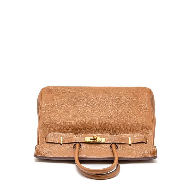 Hermes Birkin 35 Togo Gold GHW Square I