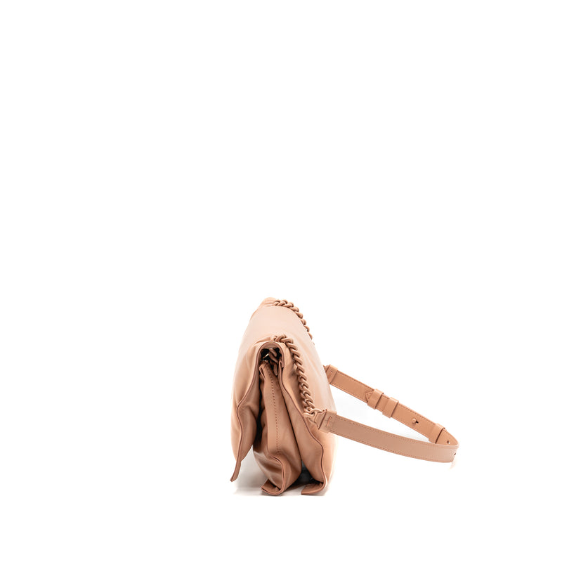 Salvatore Ferragamo Viva Bow Shoulder Bag Leather Dust Pink SHW