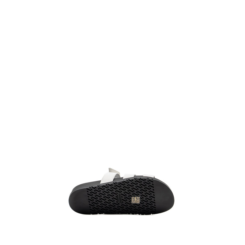 Hermes Size 39 Chypre Sandals White/Black