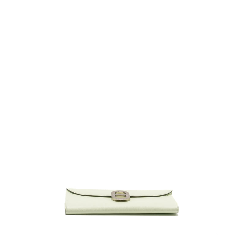 Hermes Chaine D’Ancre To Go Wallet Epsom Vert Fizz SHW Stamp B