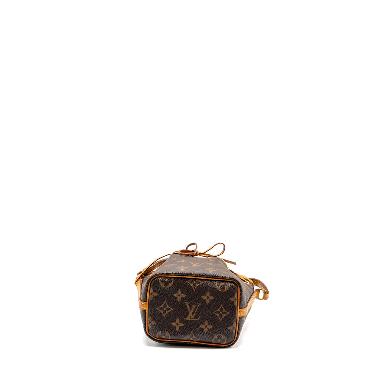 Louis Vuitton Nano Noe Monogram Canvas GHW