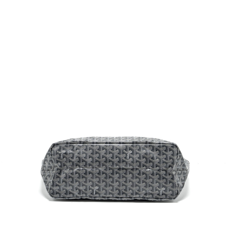 Goyard Saint Louis PM tote bag goyardline canvas / leather grey SHW