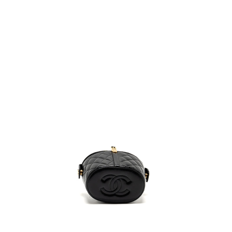 Chanel picnic vanity lambskin black GHW (microchip)