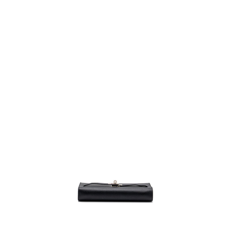 Hermes Kelly To Go Epsom Black SHW Stamp U